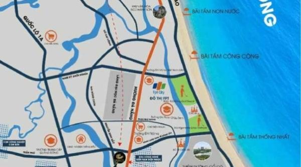Sơ đồ vị trí dự án khu dân cư 2a Điện Ngọc