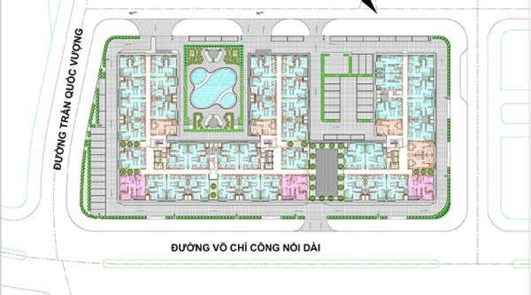 Sơ đồ mặt bằng căn hộ