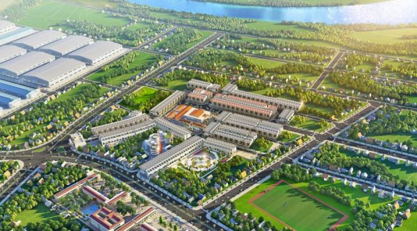 Phối cảnh dự án khu pho cho dien nam trung