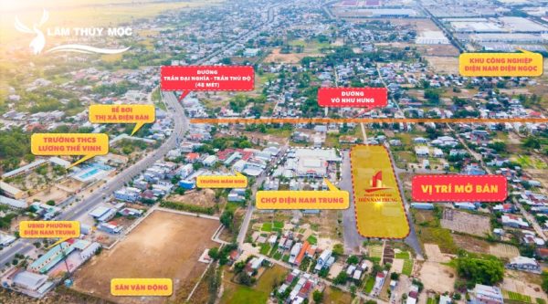 Khu phố chợ Điện Nam Trung - dự án đất nền có sổ